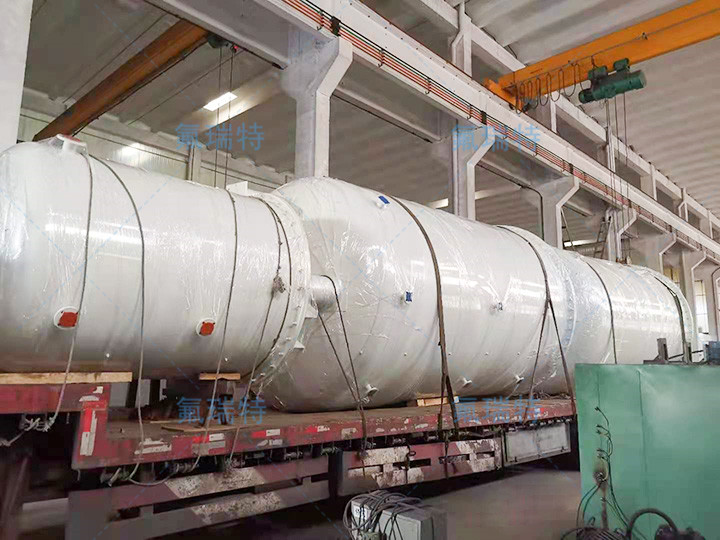 20 cubic steel lined PP storage tank